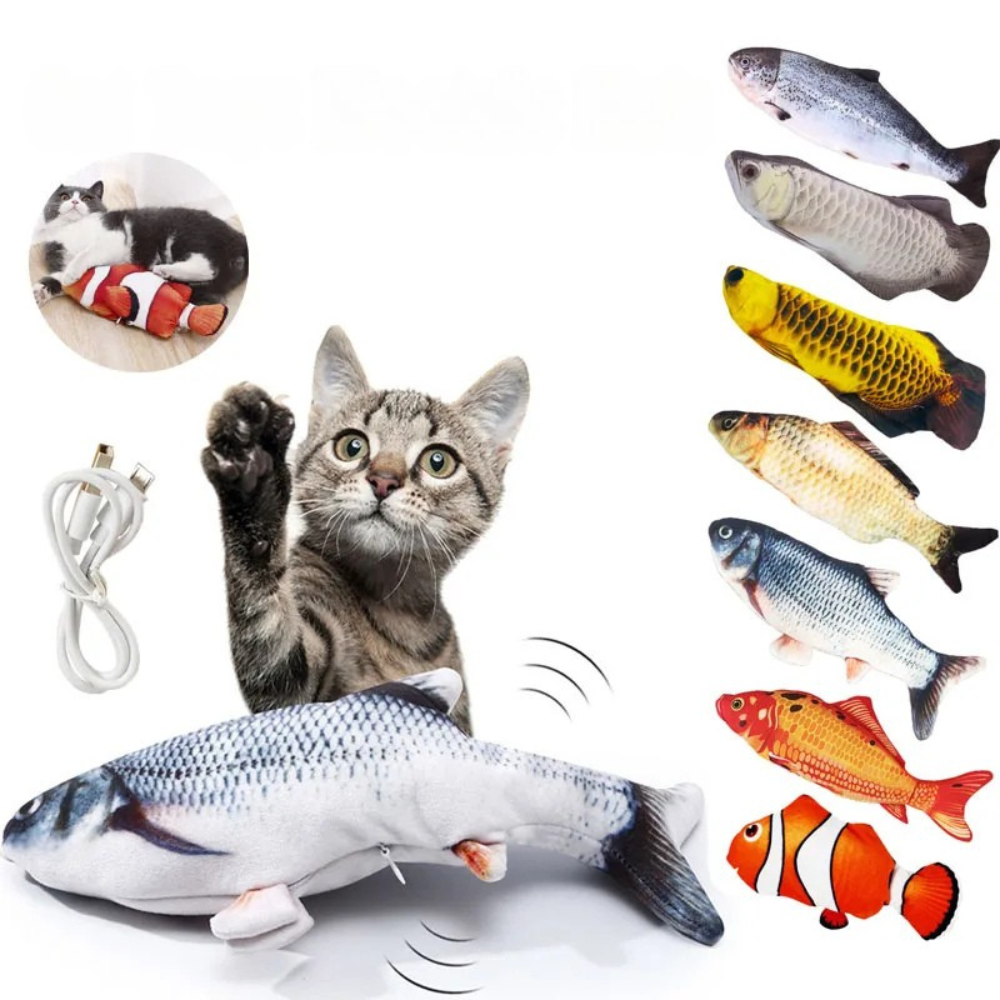 Jouets pour chien poisson dansant