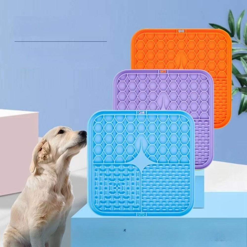 Tapis à lécher anti-étouffement pour animaux de compagnie