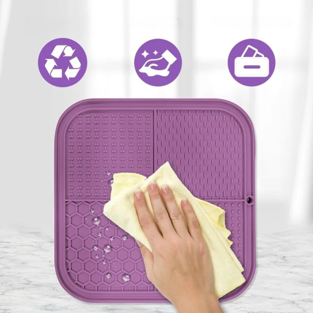 Tapis à lécher anti-étouffement pour animaux de compagnie