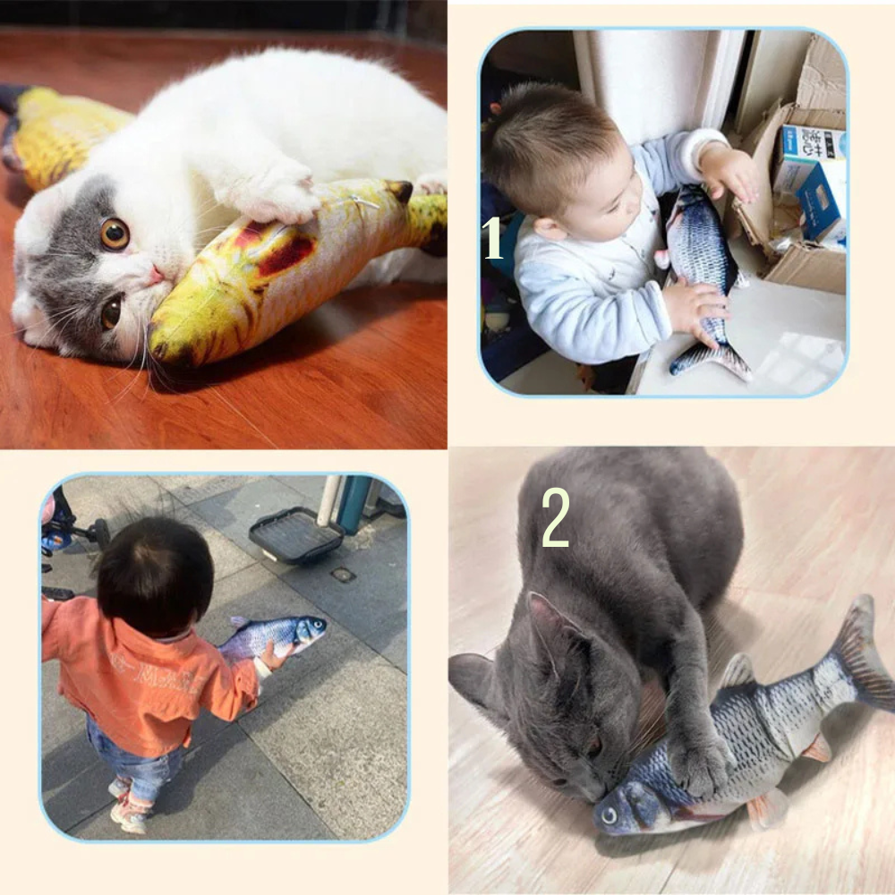 Jouets pour chien poisson dansant