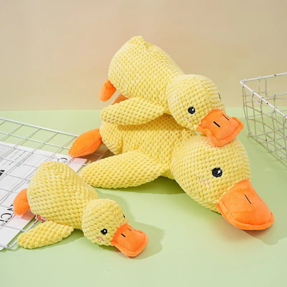 Jouets en peluche Canard Calmant pour chien