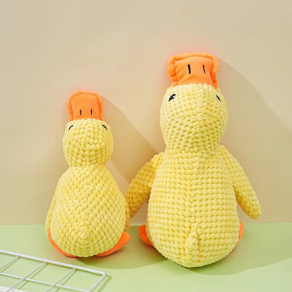 Jouets en peluche Canard Calmant pour chien
