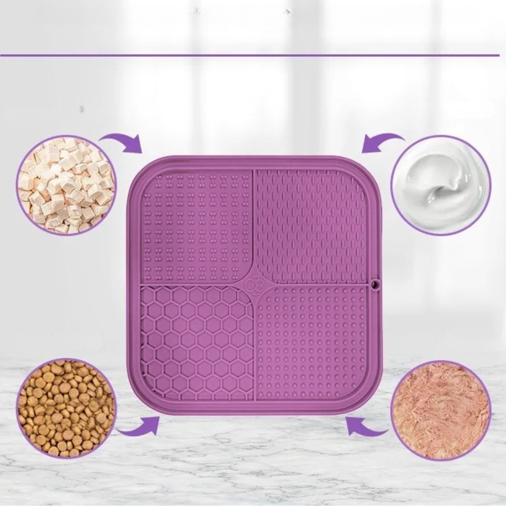 Tapis à lécher anti-étouffement pour animaux de compagnie