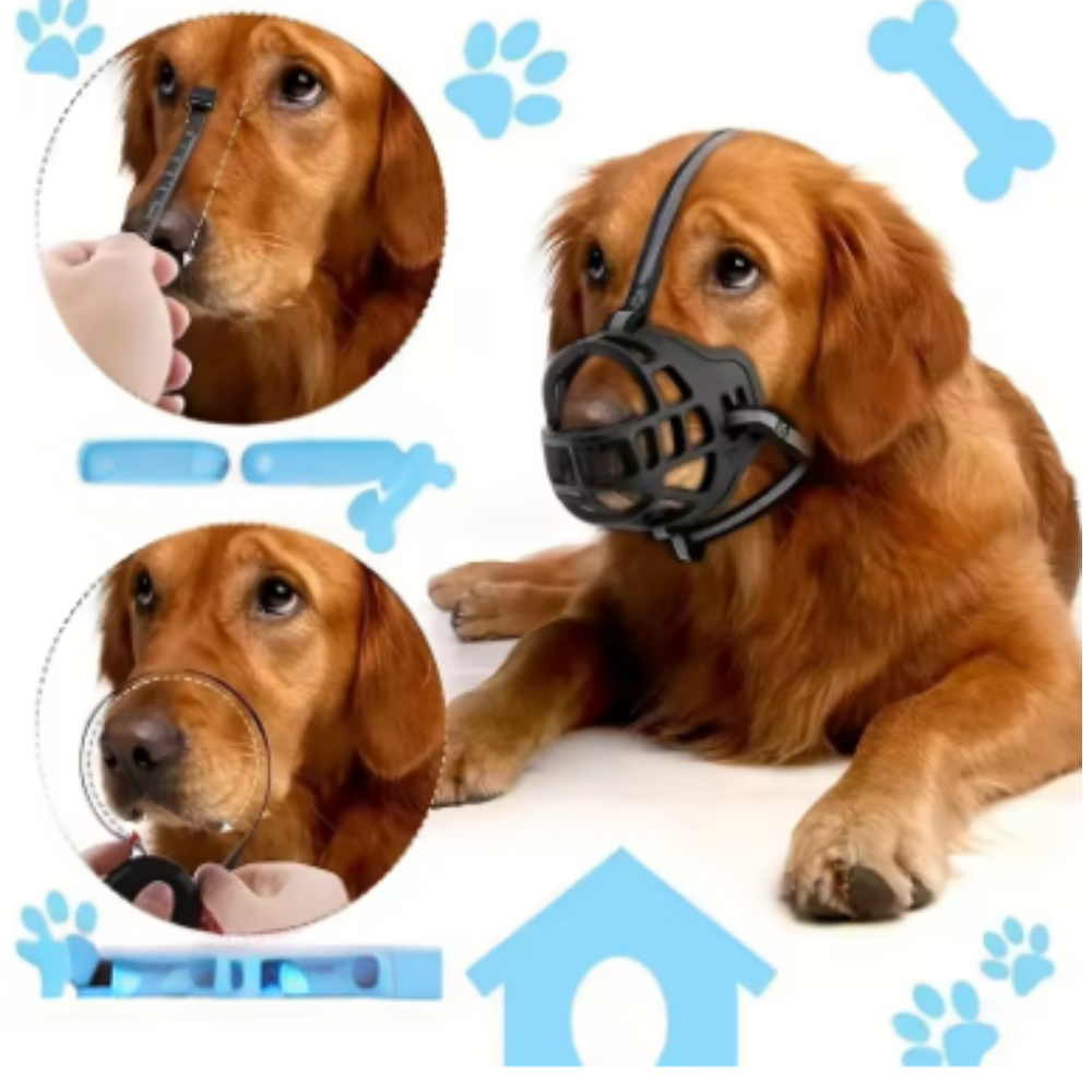 Protection Bucco-Dentaire Anti-Morsure pour Chien