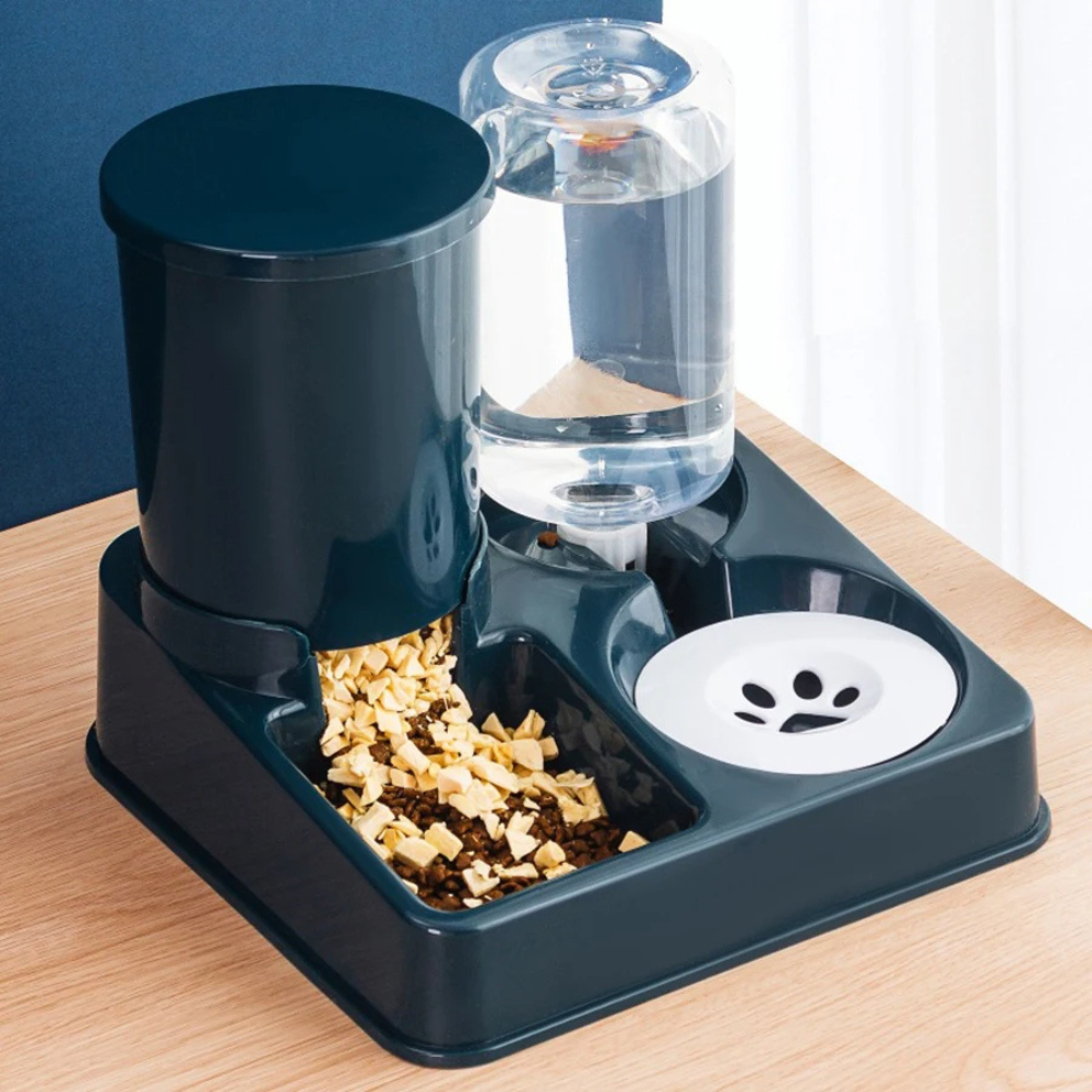Ensemble Distributeur Automatique de Nourriture et Eau pour Animaux