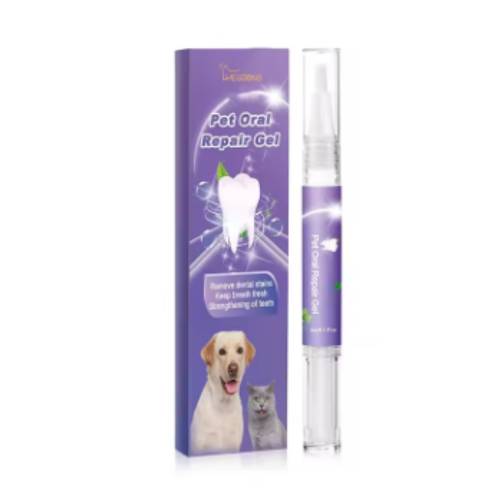 Gel de réparation bucco-dentaire pour animaux de compagnie