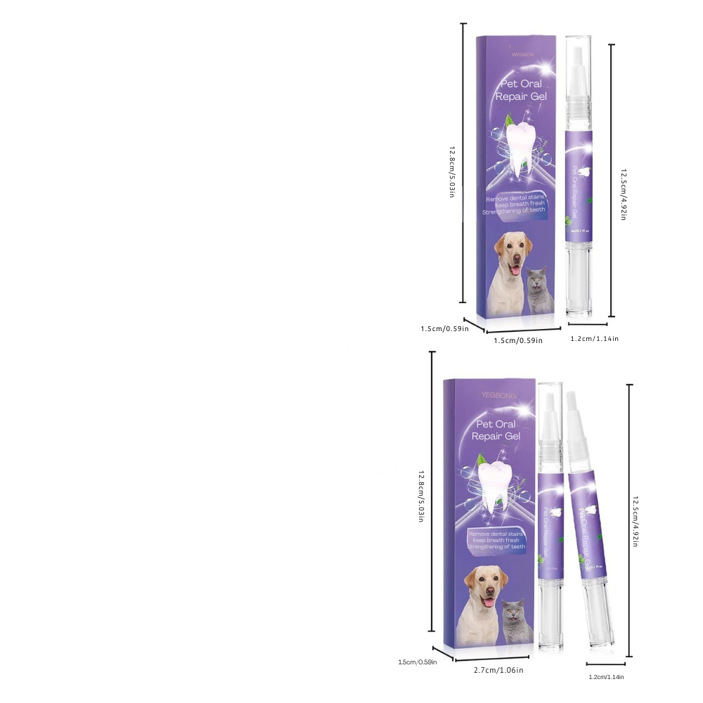 Gel de réparation bucco-dentaire pour animaux de compagnie