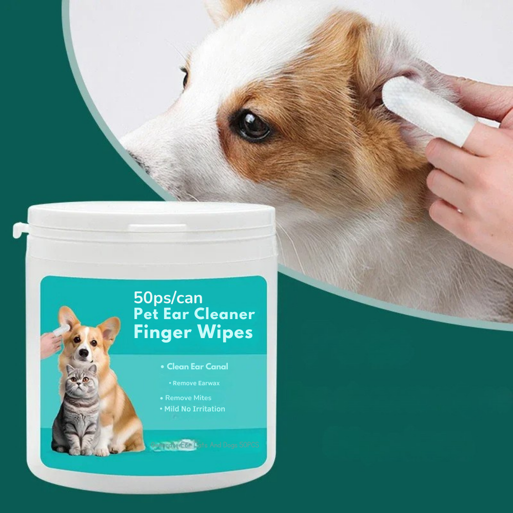 Lingettes Nettoyantes pour Oreilles d'Animaux