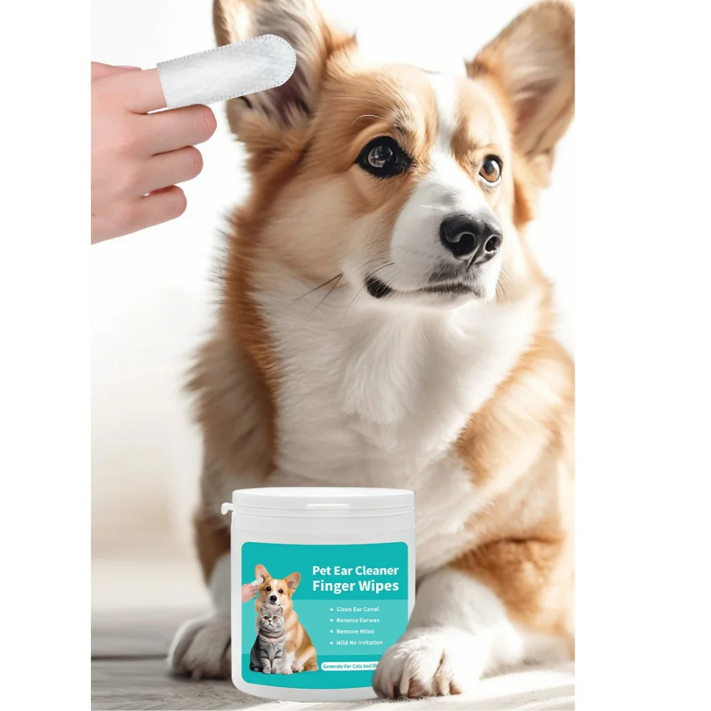Lingettes Nettoyantes pour Oreilles d'Animaux