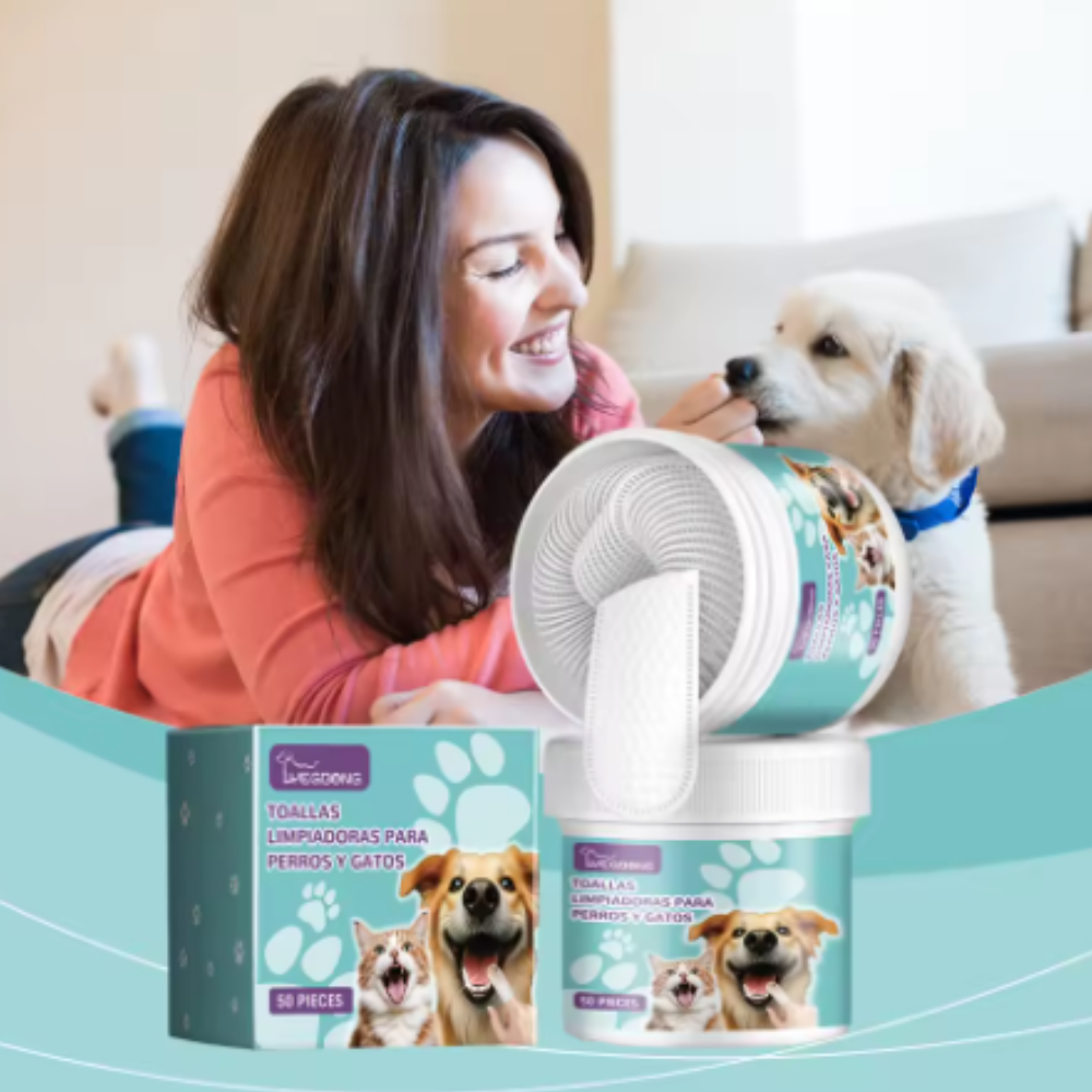 Lingettes Nettoyantes pour Oreilles d'Animaux