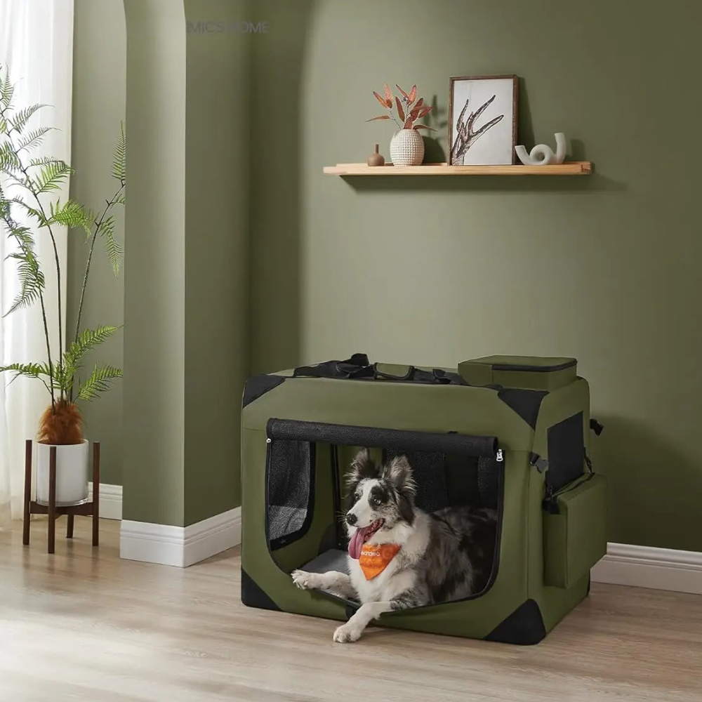Porte-chien Chenil avec fermeture éclair de sécurité