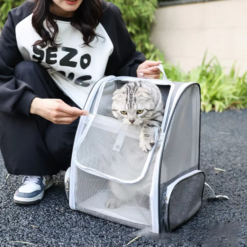 Sac à Dos de Transport pour Chat et Petit Chien – Respirant et Léger (jusqu’à 6 kg)