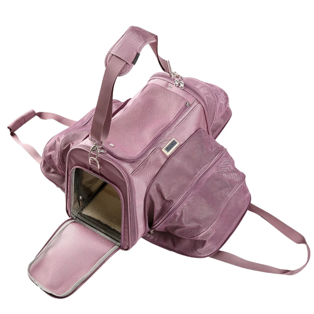 Sac à dos pliable en nylon pour animaux de compagnie