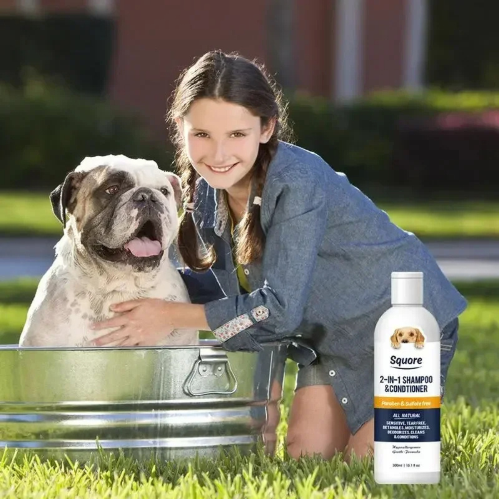 Shampooing et après-shampooing pour chiots