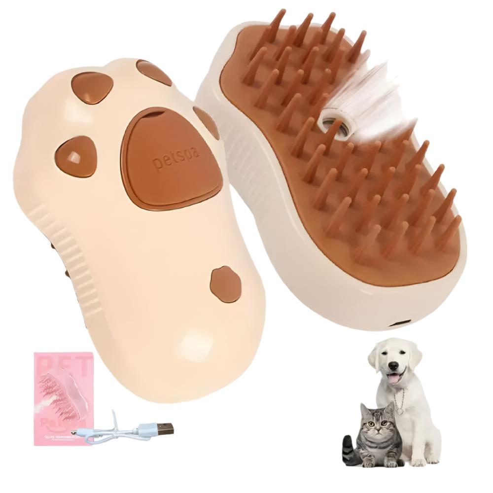 Brosse à vapeur 3 en 1 pour chiens