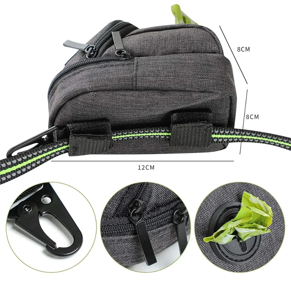 Sac de taille pour l'entraînement des animaux de compagnie en extérieur