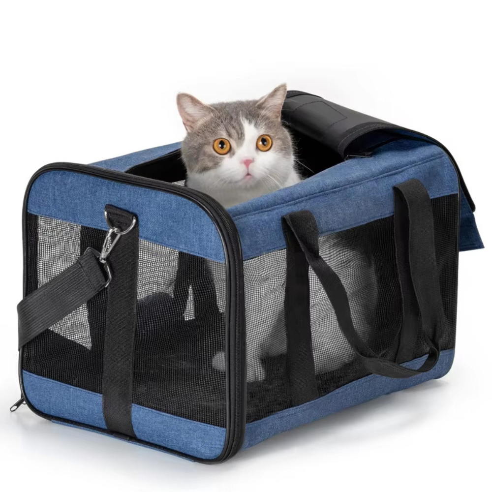 Sac de voyage compact et pliable pour chats et chiens