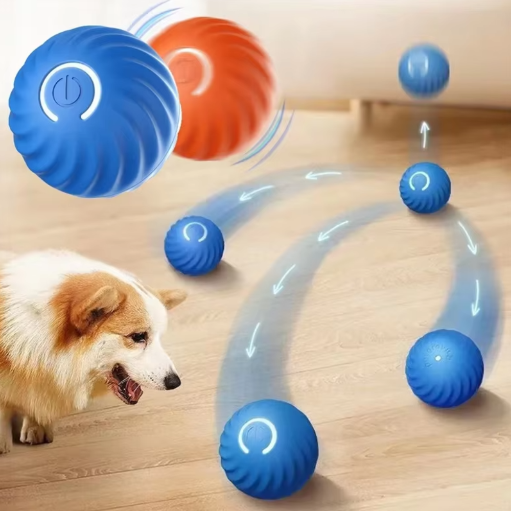 Balle Rebondissante Intelligente LED pour Chien