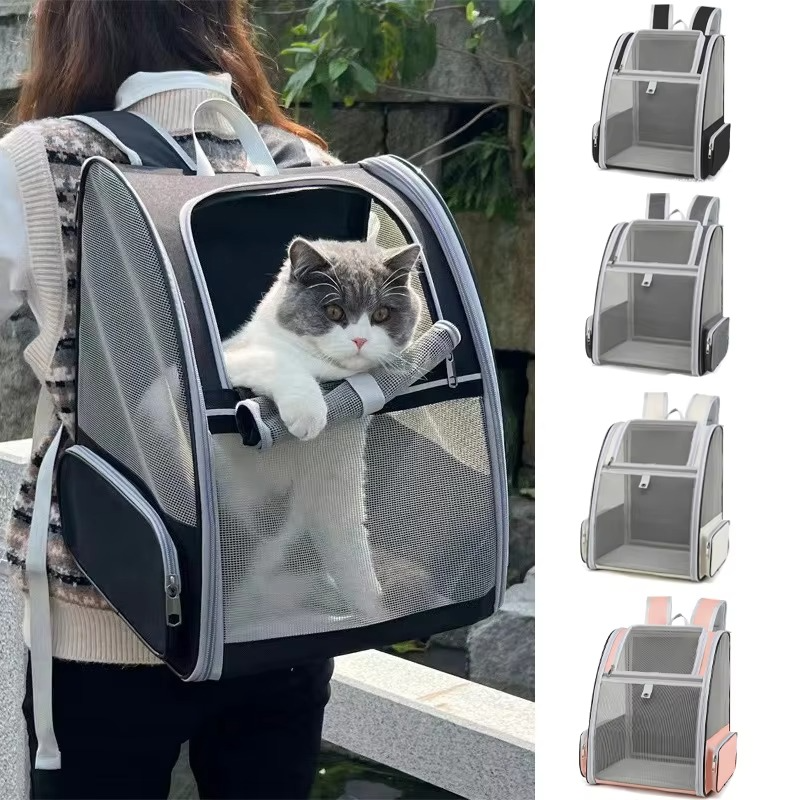 Sac à Dos de Transport pour Chat et Petit Chien – Respirant et Léger (jusqu’à 6 kg)
